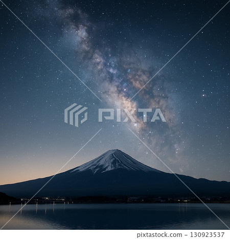 Vol.3Mt. Fuji and the Milky Way in the night sky Vol.3Mt. Fuji and the Milky Way in the night sky 130923537