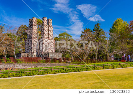 Shizuoka Prefecture: World Heritage Site Nirayama Reverberatory Furnace under clear skies 130923833