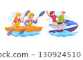 Exciting and Adventurous Water Sports Activities Kayaking and Jetskiing for Endless Fun 130924510