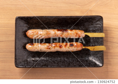 Lemon and Parsley Sausage Skewers 130924752
