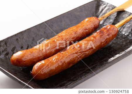 sausage skewers sausage skewers 130924758