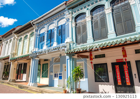 Emerald Hill, Singapore, lined with Peranakan-style buildings Emerald Hill, Singapore, lined with Peranakan-style buildings 130925113
