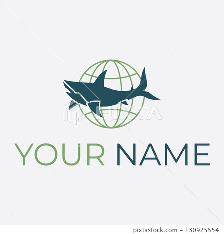 Shark logo design vector Shark logo design vector 130925554