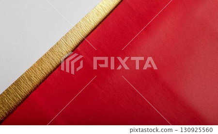Luxurious background material (red, white, gold) Luxurious background material (red, white, gold) 130925560