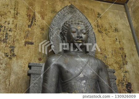 Phra Phuttha Kanthararat ancient Buddha over 1500 years of Na Phra Meru templetravel location in Ayutthaya Thailand 130926009