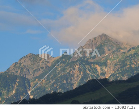 Nagano Prefecture, Mount Goryu in the early morning, August 130927122