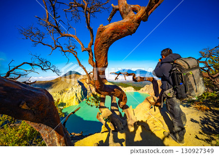 Kawah Ijen Volcano, East Java, Indonesia - August 15 -2025 130927349