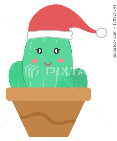 Cute Christmas Cactus Cute Christmas Cactus 130927541