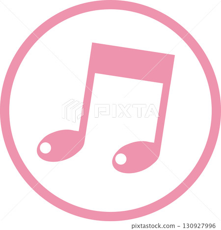 Eighth note melody icon 130927996