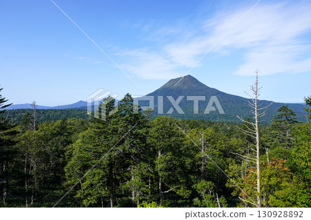 從崇高台看到的奧干山，米干山，阿寒山 130928892
