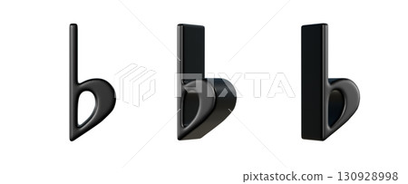 Flat 3D icons in various angles 130928998