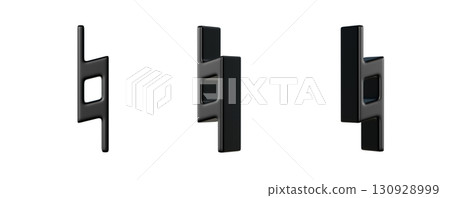 Natural 3D icons in various angles 130928999