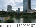 Skyscrapers as seen from the Kyu-Shiba Rikyu Gardens 130929167