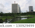 Buildings seen from the Kyu-Shiba Rikyu Gardens 130929499
