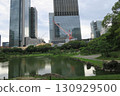 Buildings seen from the Kyu-Shiba Rikyu Gardens 130929500