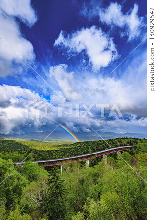 為三國嶺增添色彩的壯麗彩虹和自然風光 為三國嶺增添色彩的壯麗彩虹和自然風光 130929542