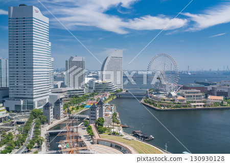 神奈川縣橫濱港未來灣區的景色 130930128