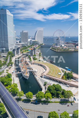 神奈川縣橫濱港未來灣區的景色 神奈川縣橫濱港未來灣區的景色 130930131