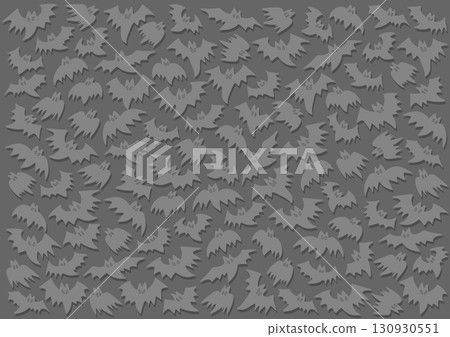 萬聖節的可愛蝙蝠圖案插圖 130930551