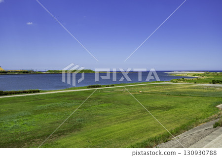 Gotsu, Mouth of the Eno River, Gotsu City, Shimane Prefecture 130930788
