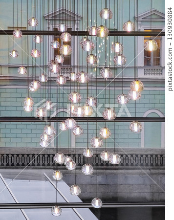 Light on the ceiling interior decoration 130930884