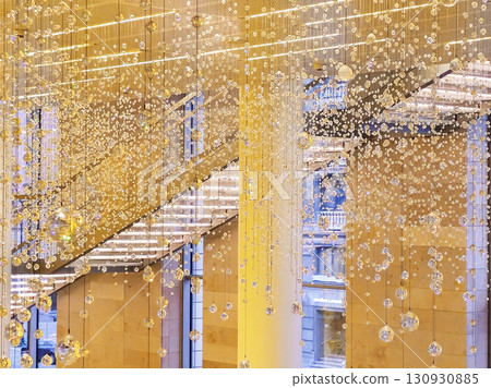 Light on the ceiling interior decoration. 130930885