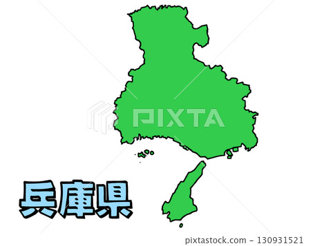 兵庫縣的地圖略顯鬆散,文字簡單 兵庫縣的地圖略顯鬆散,文字簡單 130931521