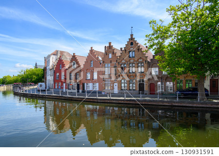 Historical Old Town and UNESCO World Culture Heritage site of Bruges in West Flanders, Belgium Historical Old Town and UNESCO World Culture Heritage site of Bruges in West Flanders, Belgium 130931591