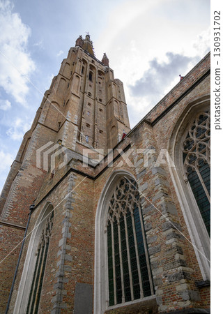 Church of Our Lady Roman Catholic gothic church in Bruges, Belgium Church of Our Lady Roman Catholic gothic church in Bruges, Belgium 130931702