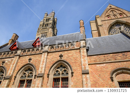 Saint Salvator Cathedral main Roman Catholic gothic church in Bruges, Belgium Saint Salvator Cathedral main Roman Catholic gothic church in Bruges, Belgium 130931725