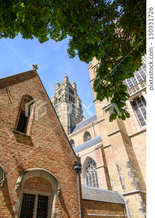 Saint Salvator Cathedral main Roman Catholic gothic church in Bruges, Belgium Saint Salvator Cathedral main Roman Catholic gothic church in Bruges, Belgium 130931726