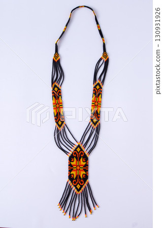 Ukrainian Gerdan - costume jewelry, bead necklace. Ukrainian Gerdan - costume jewelry, bead necklace. 130931926