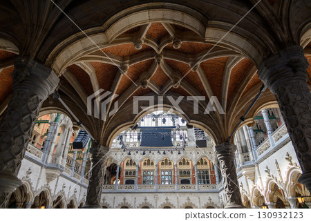 Bourse at Antwerp, first commodity exchange in the world, today a multipurpose venue, in Antwerp, Flanders, Belgium Bourse at Antwerp, first commodity exchange in the world, today a multipurpose venue, in Antwerp, Flanders, Belgium 130932123