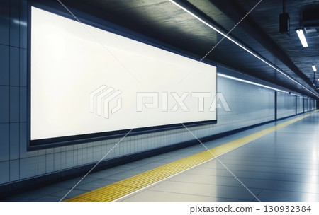 Metro Subway Ad Screen Mock Up 130932384