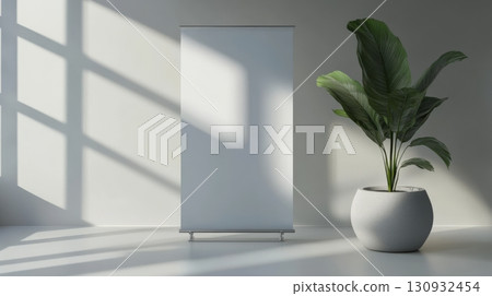 Up X-Stand Banner Mockup Background 130932454