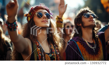 Happy People On Hippy Festival 130932772