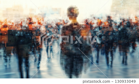 Anxiety As A Glitching Reality With Parts Of The Scene Corrupted 130933049