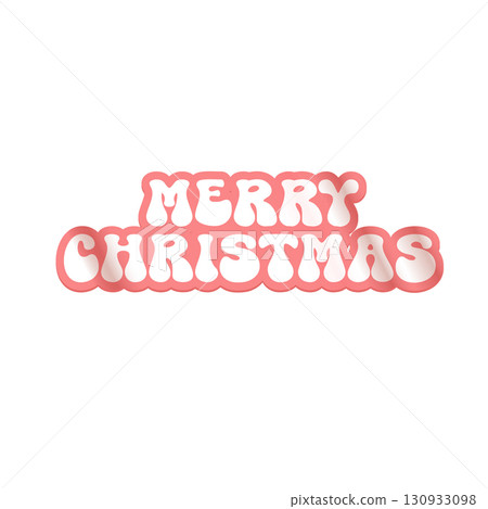 Merry Christmas pink sticker vector design, creative holiday typography, modern festive graphic art for cards, invitations, social media banners, and seasonal decorations. Merry Christmas pink sticker vector design, creative holiday typography, modern festive graphic art for cards, invitations, social media banners, and seasonal decorations. 130933098