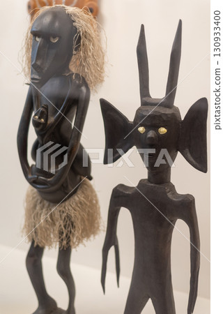 Folklore masks exhibited in Hahoe World Mask Museum in Hahoe Village in Andong, South Korea Folklore masks exhibited in Hahoe World Mask Museum in Hahoe Village in Andong, South Korea 130933400