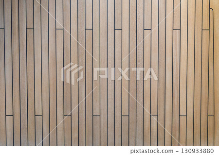 Teak wood deck texture background. Wooden deck on super yacht. Yachting concept. Teak wood deck texture background. Wooden deck on super yacht. Yachting concept. 130933880