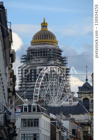 Renovation of Palace of Justice of Brussels, most important Belgian court building in Brussels, Belgium Renovation of Palace of Justice of Brussels, most important Belgian court building in Brussels, Belgium 130934258