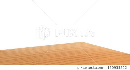 3d table. Wooden kitchen or office empty desk corner angle perspective view, product podium with wood texture, realistic counter, tabletop furniture template. Vector isolated mockup 3d table. Wooden kitchen or office empty desk corner angle perspective view, product podium with wood texture, realistic counter, tabletop furniture template. Vector isolated mockup 130935222
