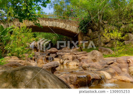 An artificial reservoir. 130935253