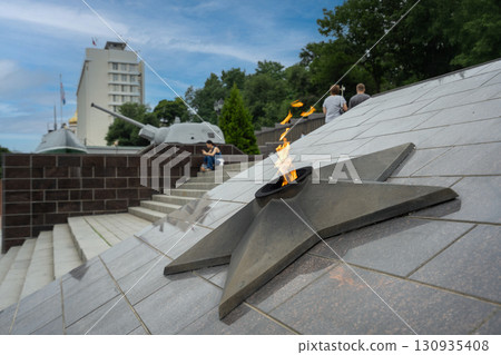 Eternal flame memorial in Vladivostok showcases rich Russian history 130935408