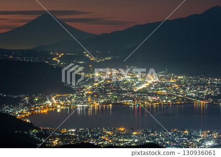 高木高原_富士山和諏訪湖的壯麗景色_橫濱 130936061