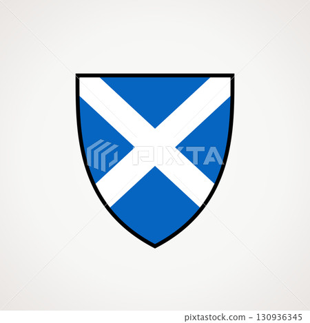 Shield - flag of Scotland Shield - flag of Scotland 130936345