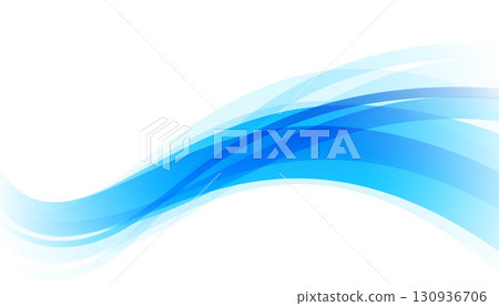 abstract and modern blue wave gradient background for presentation 130936706