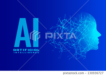 AI tech web network innovation wallpaper design 130936727