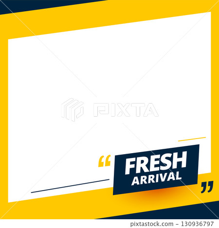 modern style fresh arrival promo template with text space modern style fresh arrival promo template with text space 130936797