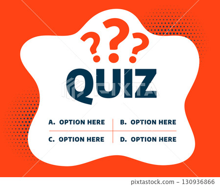 multiple questionnaire choice template for social media post 130936866